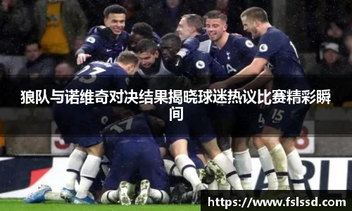 狼队与诺维奇对决结果揭晓球迷热议比赛精彩瞬间